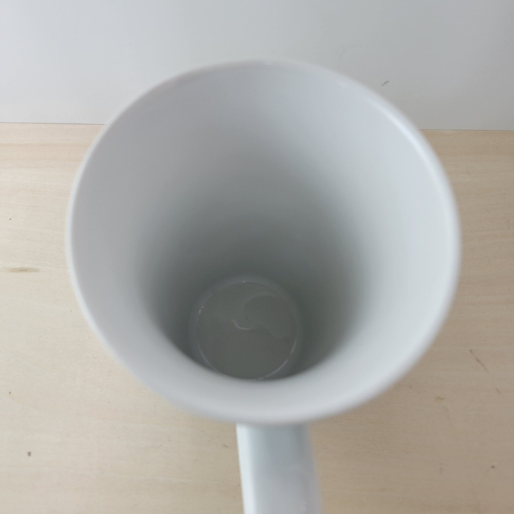 222 Fifth Take A‎ Ride Turquoise Bicycle Basket Tall Latte Coffee Mug - Picture 4 of 6